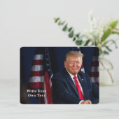 Präsident Donald Trump - Schreiben Sie Ihren eigen (Stehend Vorderseite)