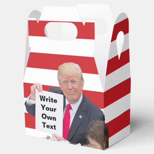 Präsident Donald Trump - Schreiben Sie Ihren eigen Geschenkschachtel (Geöffnet)