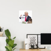 Präsident Donald Trump - Schreiben Sie Ihren eigen Poster (Heimbüro)