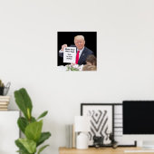 Präsident Donald Trump - Schreiben Sie Ihren eigen Poster (Heimbüro)