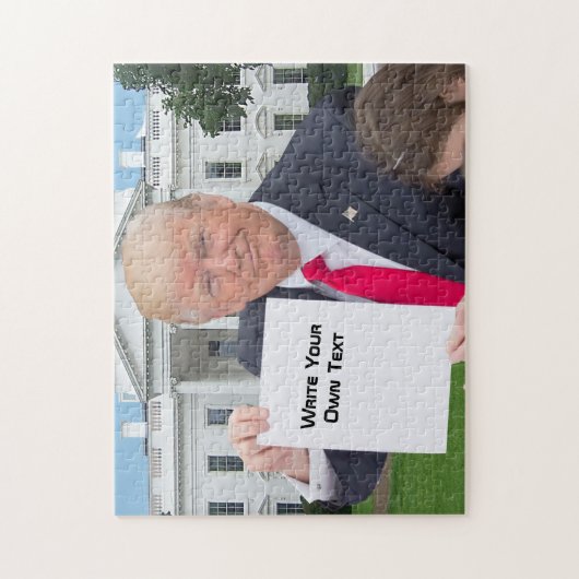 Präsident Donald Trump - Schreiben Sie Ihren eigen Puzzle (Vertikal)