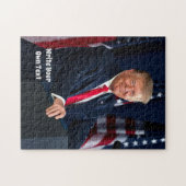 Präsident Donald Trump - Schreiben Sie Ihren eigen Puzzle (Horizontal)