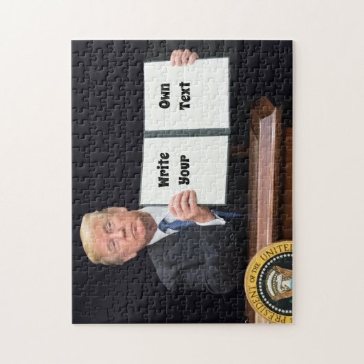 Präsident Donald Trump - Schreiben Sie Ihren eigen Puzzle (Vertikal)