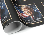 Präsident Donald Trump Sieg Keepake Geschenkpapier (Rolleneckpunkt)
