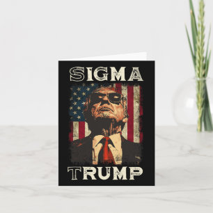 Präsident Donald Trump - Sigma Trump Karte