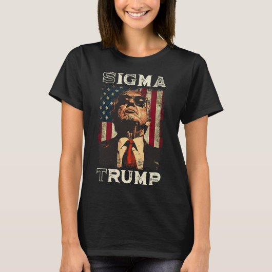Präsident Donald Trump - Sigma Trump T-Shirt (Vorderseite)