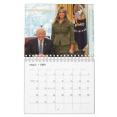 Präsident Donald Trump Small 2025 Kalendermonat Kalender (Mär 2026)