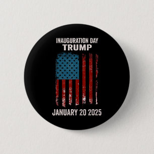 Präsident Donald Trump Tag der Amtseinführung 2025 Button