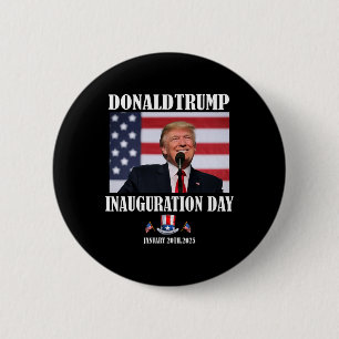 Präsident Donald Trump Tag der Amtseinführung 2025 Button