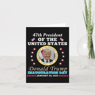 Präsident Donald Trump Tag der Amtseinführung 2025 Karte
