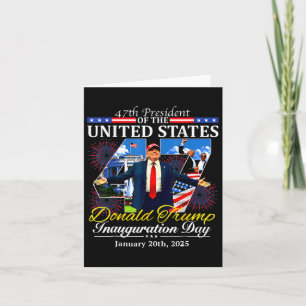 Präsident Donald Trump Tag der Amtseinführung 2025 Karte