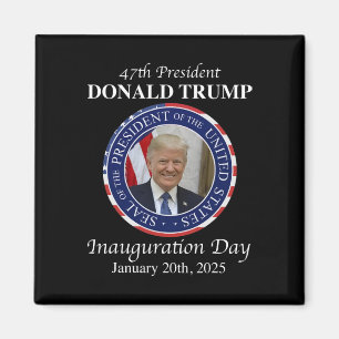 Präsident Donald Trump Tag der Amtseinführung 2025 Magnet