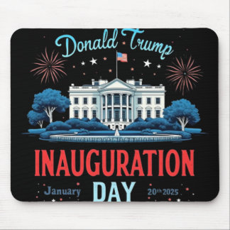 Präsident Donald Trump Tag der Amtseinführung 2025 Mousepad