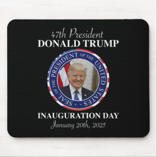 Präsident Donald Trump Tag der Amtseinführung 2025 Mousepad