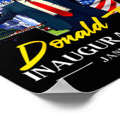 Präsident Donald Trump Tag der Amtseinführung 2025 Poster (Ecke)