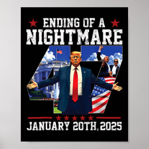 Präsident Donald Trump Tag der Amtseinführung 2025 Poster