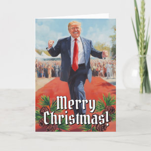 Präsident Donald Trump Tanz Weihnachten 2024