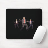 Präsident Donald Trump tanzt über ihn Mousepad (Mit Mouse)