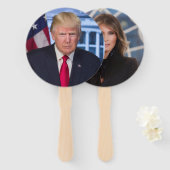 PRÄSIDENT DONALD TRUMP UND MELANIEN FÄCHER (Vorne und Hinten)