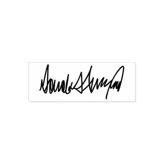 Präsident Donald Trump Unterschrift Permastempel (Design)