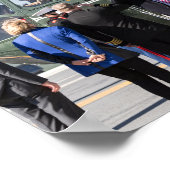 Präsident Donald Trump verlässt Marine One Poster (Ecke)