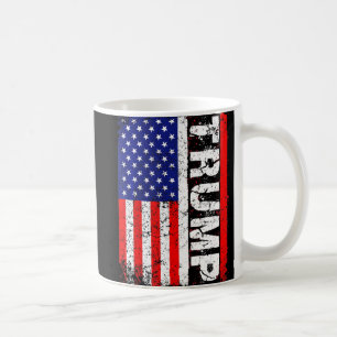 PRÄSIDENT Donald Trump Vintage Flagge der USA Kaffeetasse