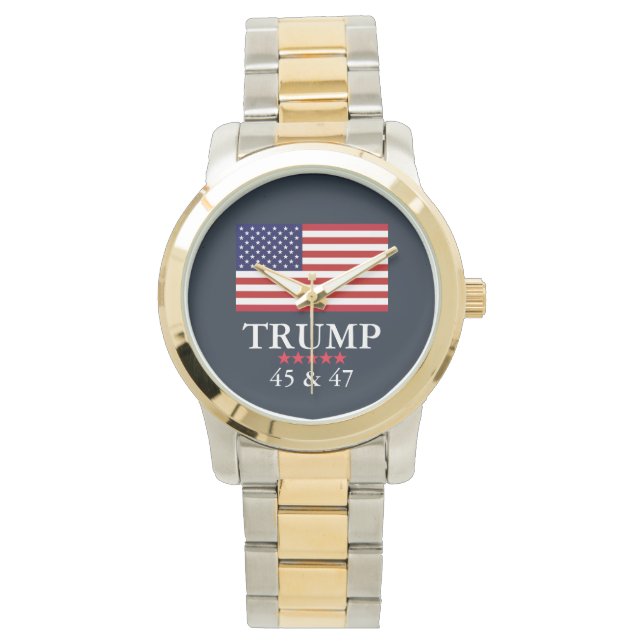 PRÄSIDENT DONALD TRUMP WATCH ARMBANDUHR (Vorderseite)
