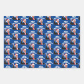 Präsident Donald Trump: Weihnachten Geschenkpapier Set (Vorderseite)