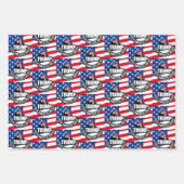 Präsident Donald Trump: Weihnachten Geschenkpapier Set (Vorderseite 3)