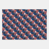 Präsident Donald Trump: Weihnachten Geschenkpapier Set (Vorderseite)