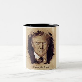Präsident Donald Trump Zweifarbige Tasse