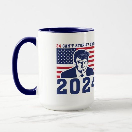 Präsident Donald Trumps Tasse Shot - Coffe Cup (Links)