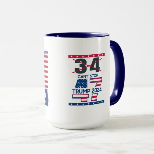Präsident Donald Trumps Tasse Shot - Coffe Cup (VorderseiteRechts)