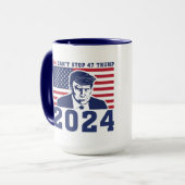 Präsident Donald Trumps Tasse Shot - Coffe Cup (Vorderseite Links)