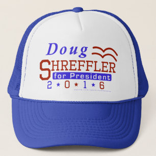 Präsident Doug-Shreffler Wahl 2016 Demokrat Truckerkappe