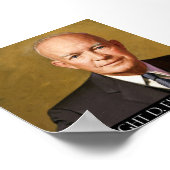 Präsident Dwight D. Eisenhower Fine Art on Leinwan Poster (Ecke)