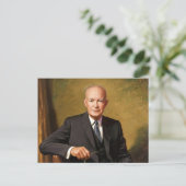 Präsident Dwight D Eisenhower Postkarte (Stehend Vorderseite)