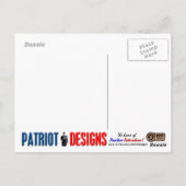 Präsident Dwight D Eisenhower Postkarte (Rückseite)