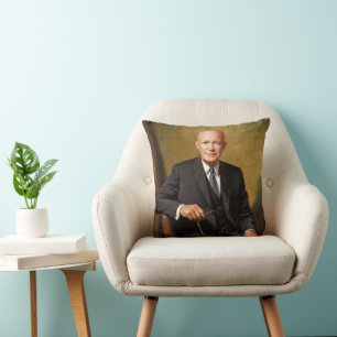 Präsident Dwight D. Eisenhower Republik Porträt Kissen