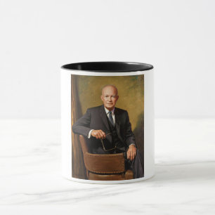 Präsident Dwight D. Eisenhower Republik Porträt Tasse