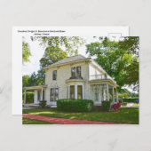 Präsident Eisenhower Boyhood Zuhause Abilene, Kans Postkarte (Vorne/Hinten)