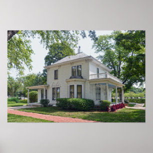 Präsident Eisenhower Elternhaus, Abilene, Kansas Poster