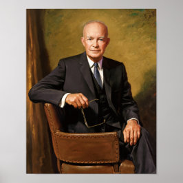Präsident Eisenhower Painting Poster