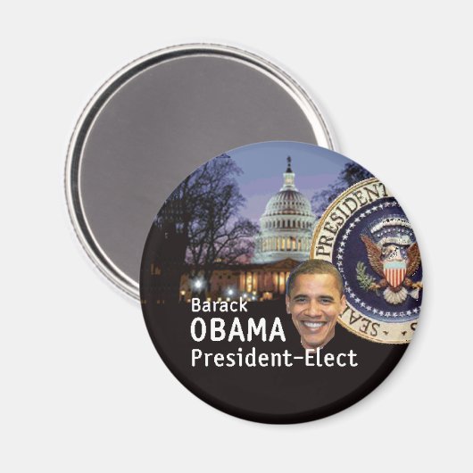 Präsident Elect Magnet (Vorderseite/Rückseite)