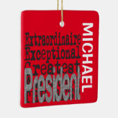 Präsident Extraordinaire CUSTOM Keramikornament (Rechts)