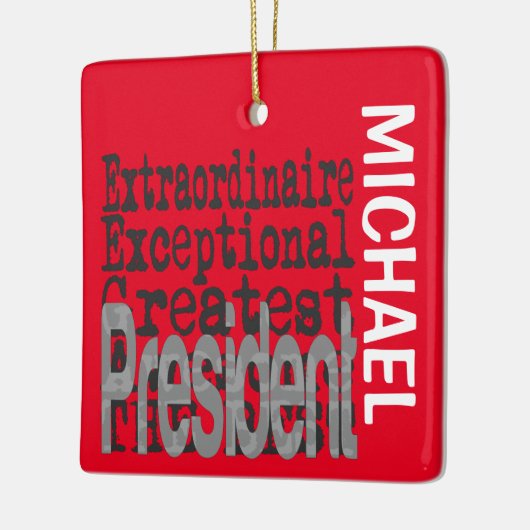 Präsident Extraordinaire CUSTOM Keramikornament (Links)