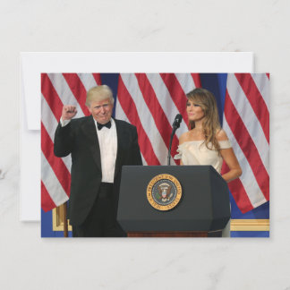 Präsident & First Lady Trump bei der Amtseinführun