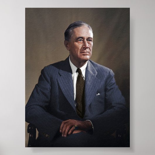 Präsident Franklin D. Roosevelt Poster (Vorne)