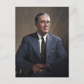 Präsident Franklin D. Roosevelt Postkarte (Vorderseite)