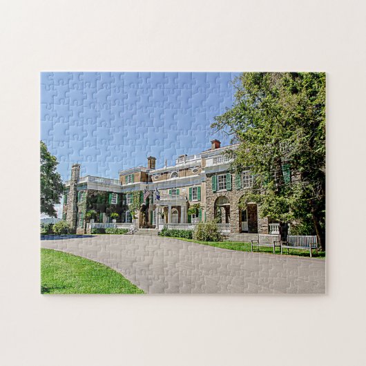 Präsident Franklin D. Roosevelts (FDR)-Haus Puzzle (Horizontal)